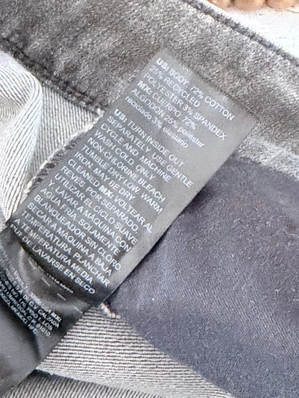 White House Black Market Gray Mariner Coin Jeans Trousers Wide Leg Soft Size 6 - Picture 15 of 15
